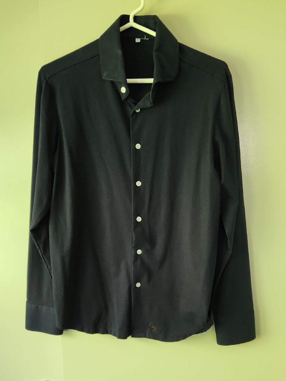 State & Liberty Men's Navy Button-Up Shirt - Classic Long Sleeve